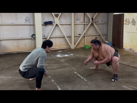 相撲取りのフィジカルは化け物だった【元横綱朝青龍がいた高砂部屋で相撲体験】
