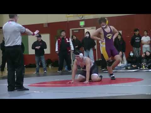 Josiah Patton (Lincoln) vs Elijah Liu Nystrom (Lowell) - 2/5/25