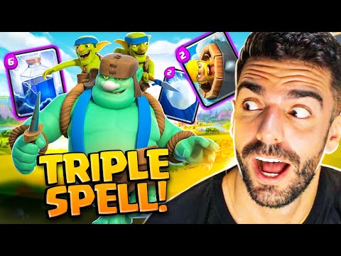 DECK DE TRIPLE SPELL COM GOBLIN GIGANTE!