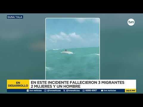 Naufragio en Guna Yala deja tres migrantes fallecidos