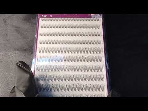 CARTELA DE CÍLIOS TUFINHO 12P MIX 8MM AO 14MM COM 200 UN SABRINA SATO