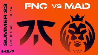 LEC Summer Split 2023 - W5D1 - FNC vs MAD - BO3