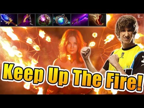 Dendi Dota 2 [Lina] Ranked Match - Keep UP The Fire!