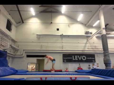 Trampoline training @ TK-Levo Lidköping
