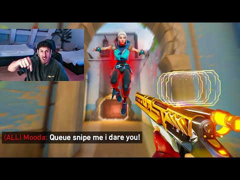 He dared me to queue snipe him in VALORANT