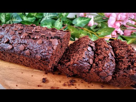 I've never eaten such a delicious banana bread! Double Chocolate Banana Bread (with OATS)