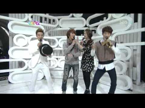 110123 SBS Inkigayo   MC cuts