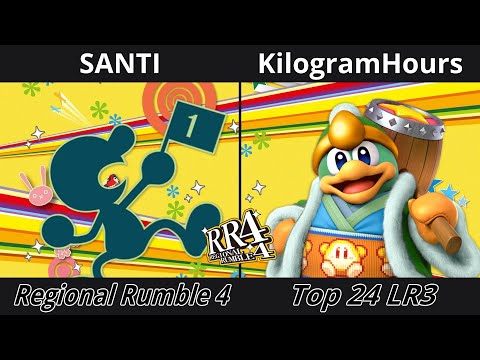 Regional Rumble 4 - Top 24 LR3 - SANTI (Mr. G&W) vs KilogramHours (King Dedede)