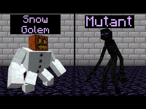 mutant snow golem vs mutant enderman