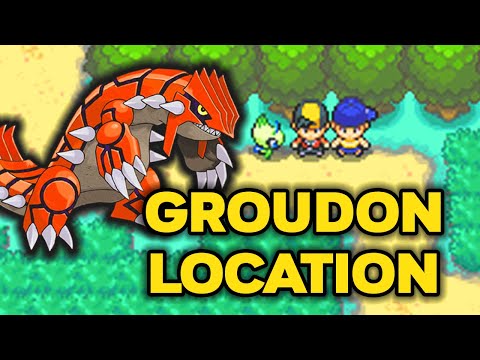 How to Catch Groudon in Pokemon HeartGold or SoulSilver!