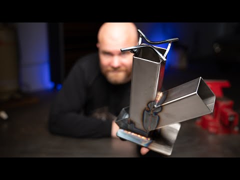 Making A Mini Rocket Stove! Fully TIG Welded.