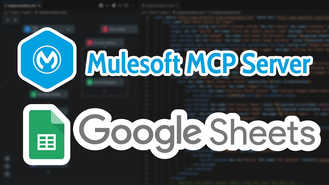 Mulesoft Google Sheets MCP Server Demo - Enable AI Agents to work with Google Spreadheets.