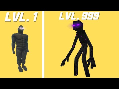 ENDERMAN ROOKIE vs BOSS LVL 1 vs LVL 999 IN DEATHRUN - ANIMAL REVOLT BATTLE SIMULATOR