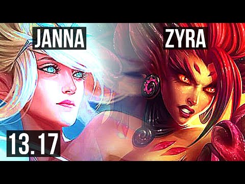 JANNA & Jhin vs ZYRA & Miss Fortune (SUP) | 700+ games, 2/2/11 | EUW Grandmaster | 13.17
