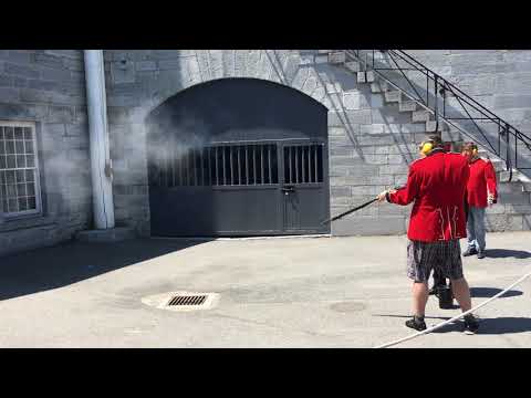 Fort Henry firing practise