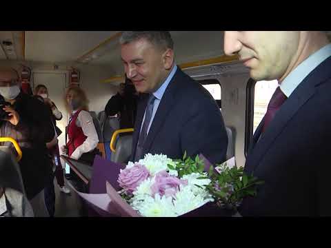 Пригородный поезд «ОРЛАН» перевез первую 1000 пассажиров