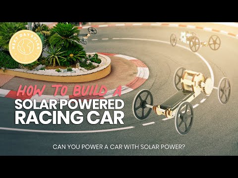 Solar powered racing car kit