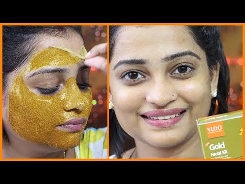Vlcc gold facial kit review and how to apply it