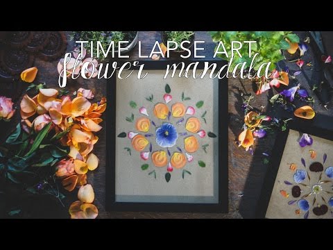 Time Lapse Art: Creative Meditation (Flower Mandala)