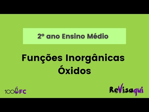 , title : 'Aula #79 RevisaQUI - Funções Inorgânicas - Óxidos'