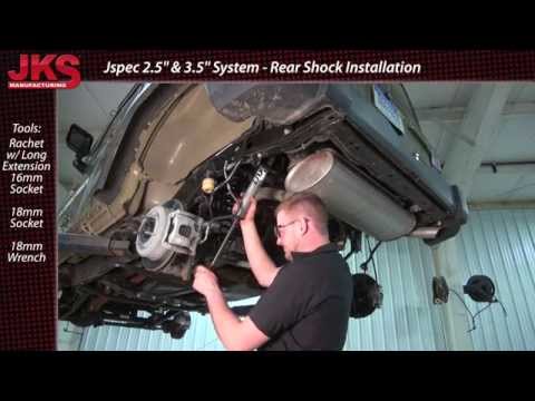 JKS Jspec Suspension Install - JK Rear Shock Installation
