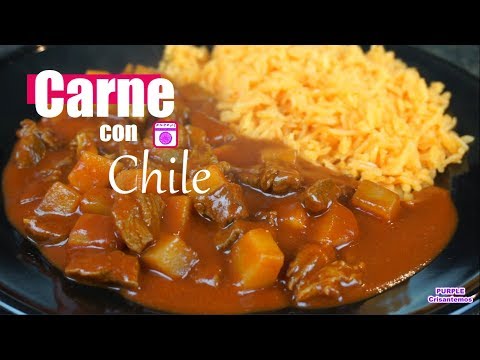 Carne con Chile Colorado
