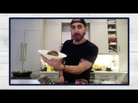 Renowned chef Marc Forgione cooking demo