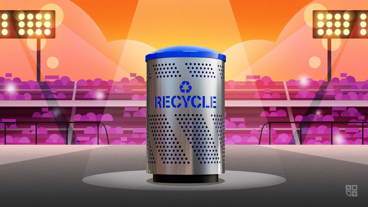 Arena 51 Series Waste & Recycling Receptacles