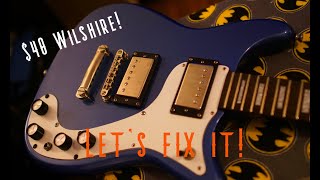 Video thumbnail for $40 Epiphone Wilshire Repair & Demo by ForsytheVideo