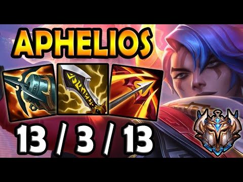 APHELIOS vs EZREAL [ ADC ] Lol NA Challenger Patch 11.12 ✅