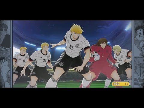 Captain Tsubasa Dream Team ( German Rising Sun Banner ) 1-4 Steps