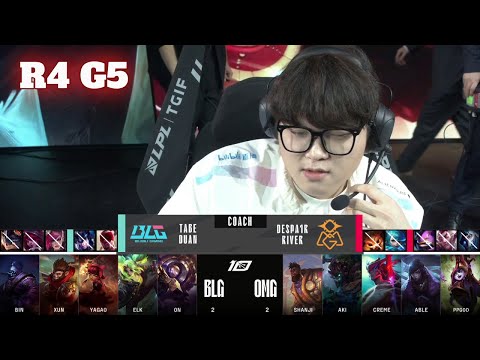 BLG vs OMG - Game 5 | Round 4 LPL Spring 2023 Playoffs | Bilibili Gaming vs Oh My God G5