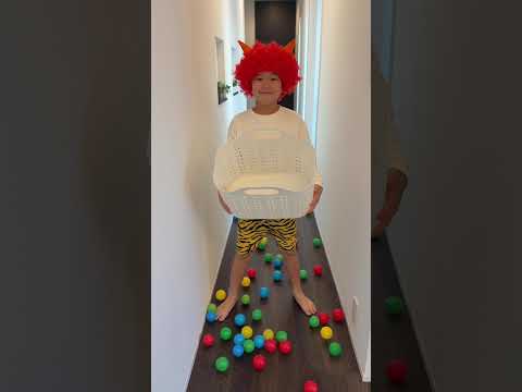 How to play colorful balls🔴🔵🟢🟡Part14 #shorts #レオ