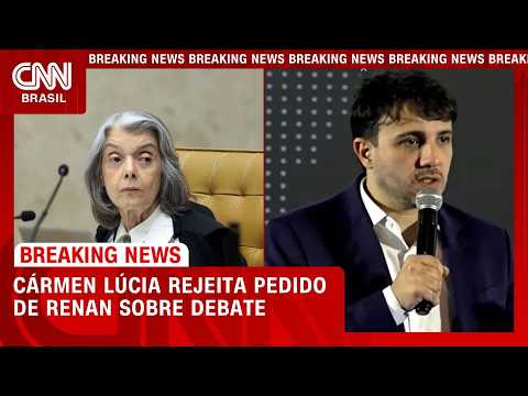Cármen nega recurso para que Renan Santos participe de debate da Globo | LIVE CNN