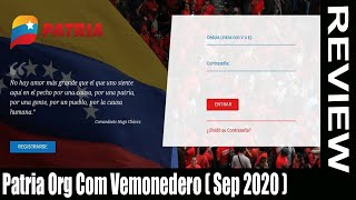 Patria Org Com Vemonedero [Sep 2020] Watch video to get more details | Scam Adviser Reports