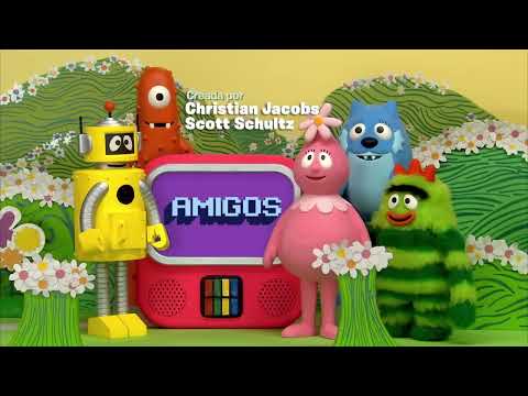 ¡Yo Gabba Gabba! - Amigos - Tarjeta de titulo en español: S1E7