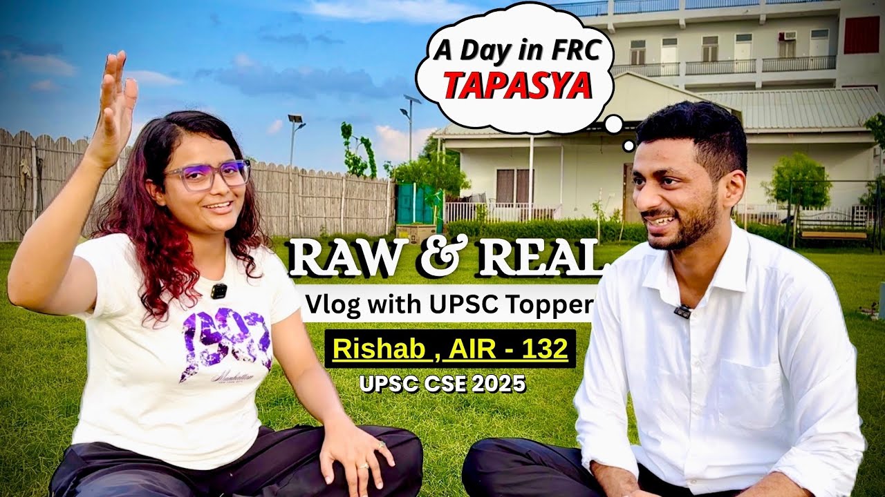 40 Marks in Tests to AIR 132🤯 | Vlog with UPSC Topper📚 | Life of UPSC Aspirant ✨ | FRC #upsc #vlog  