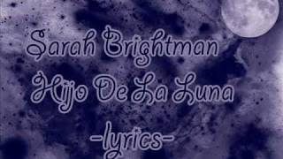 Sarah Brightman-Hijo de la luna lyrics