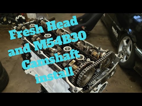 E36 M50B30 Stroker Engine Build, Part 6 Head and camshaft installation