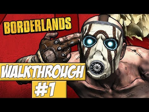 Borderlands - Walkthrough Ep.1 w/Angel - Right Off The Bus!