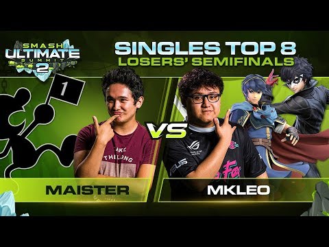 Maister vs MkLeo - Singles: Losers Semifinals - Ultimate Summit 2 | Game & Watch vs Marth, Joker