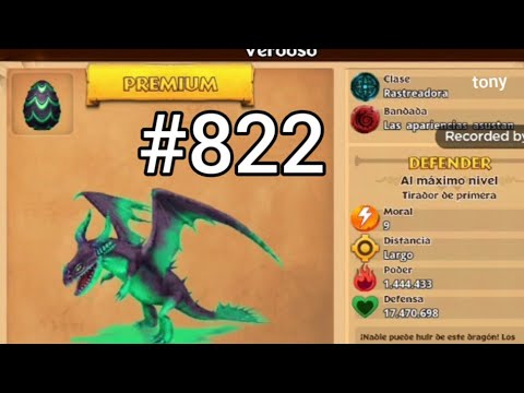 Dragones, el Resurgir de Mema "Cap. 822 - Dragon Premium: Verdoso" por Tony