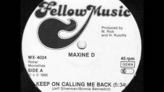 MAXINE D - calling me back