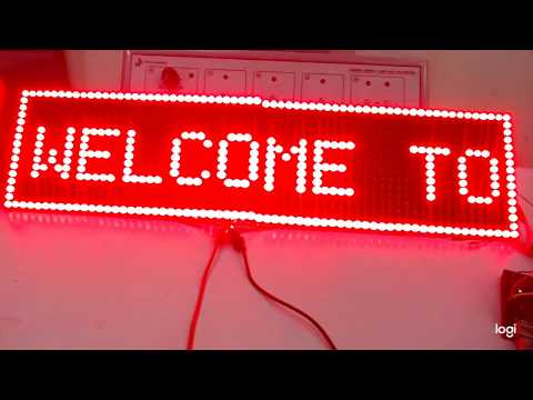 How to use P10 LED panel display with Arduino (very easy)