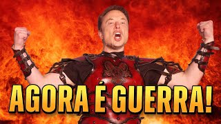 ELON MUSK PROMETE ENTRAR NA GUERRA POR UM VISTO AMERICANO!