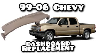 How to replace '99-'06 Chevy/GM Truck Upper Dash Removal (Yukon, Silverado, Tahoe, Sierra, Suburban