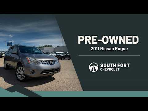 2011 Nissan Rogue AWD 4dr SV in Silver for sale at South Fort Chevrolet in Fort Saskatchewan, AB