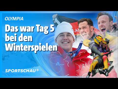 Medaillen für deutsche Rodler, von Allmen historisch: Highlights vom 11.02. | Olympia | Sportschau
