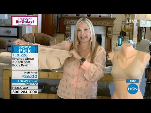 Rhonda Shear 2pack Soft Body Brief