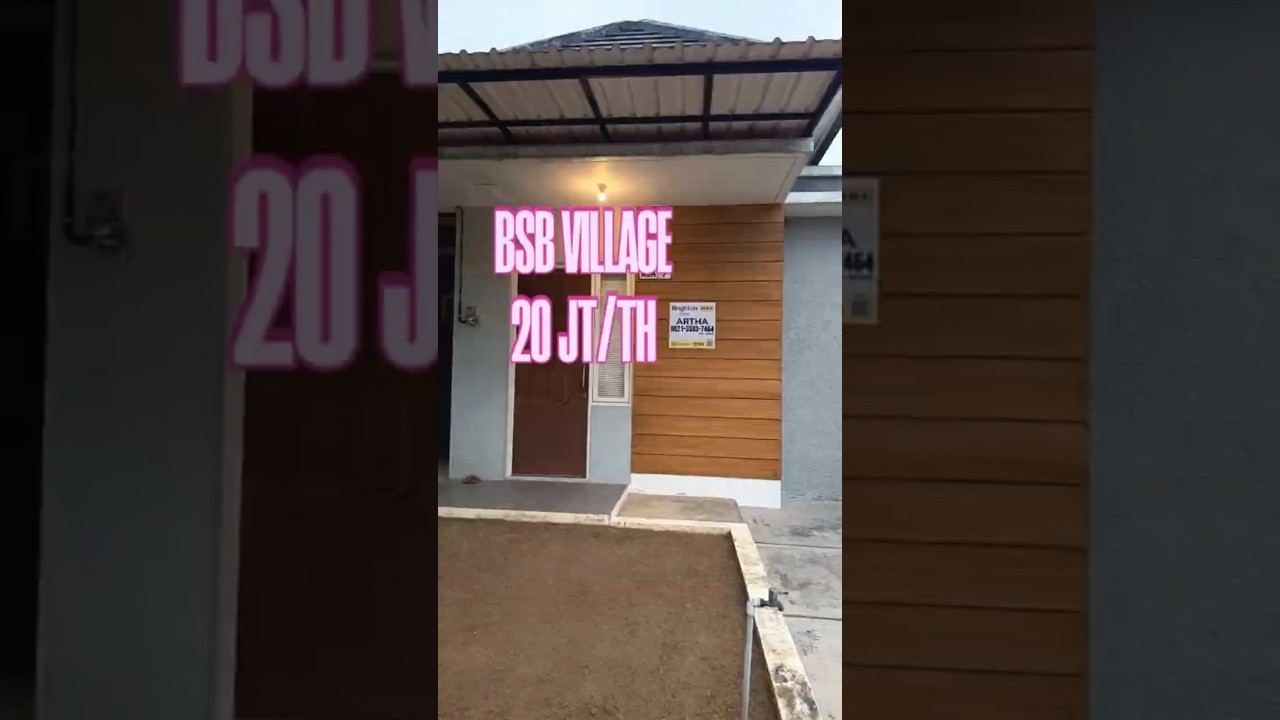 Modern Minimalist House Concept Bsb Village Cluster Valley